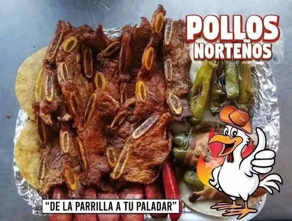 Parrilladas al carbón de Pollos Norteños
